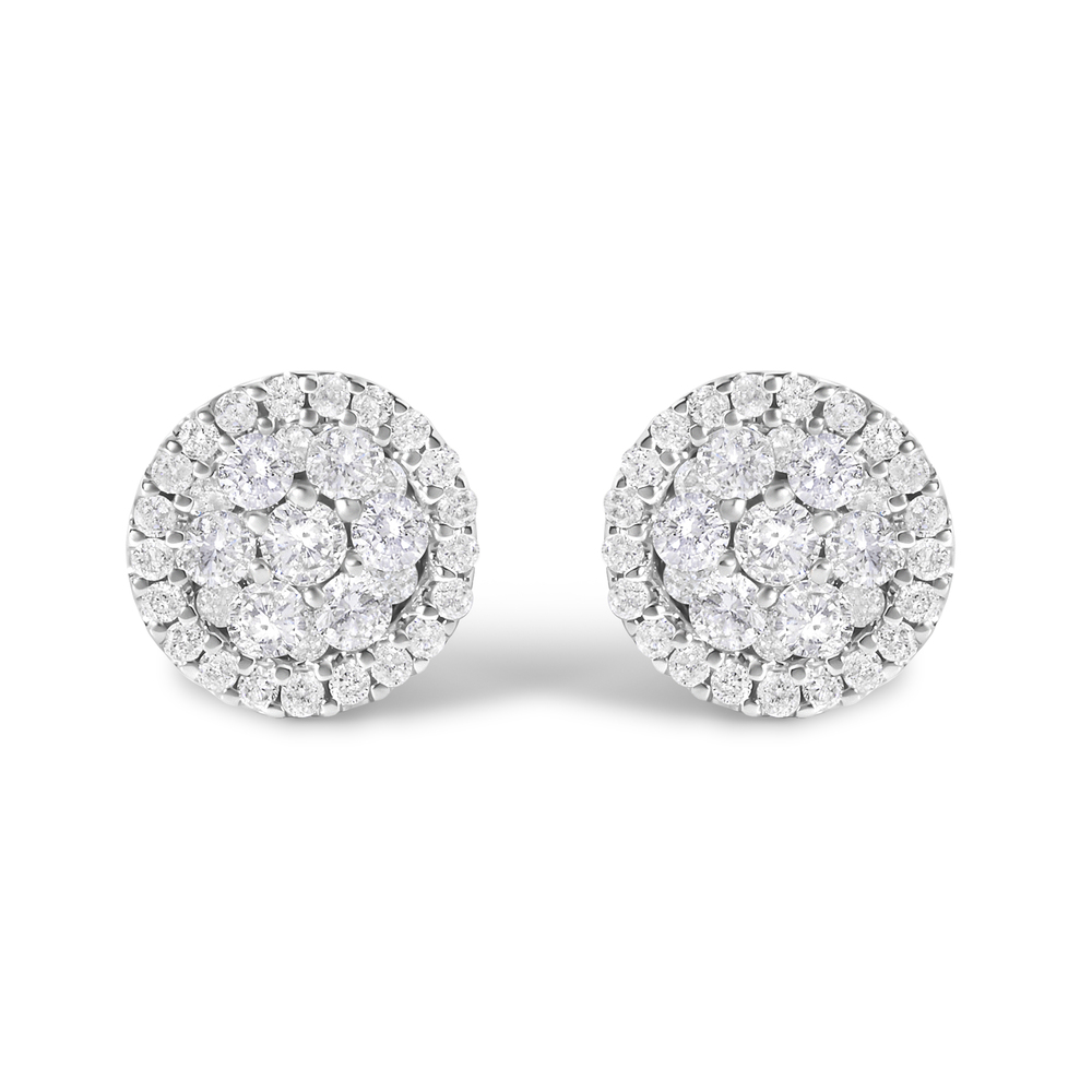 AGS Certified 14K White Gold 1.0 Cttw
